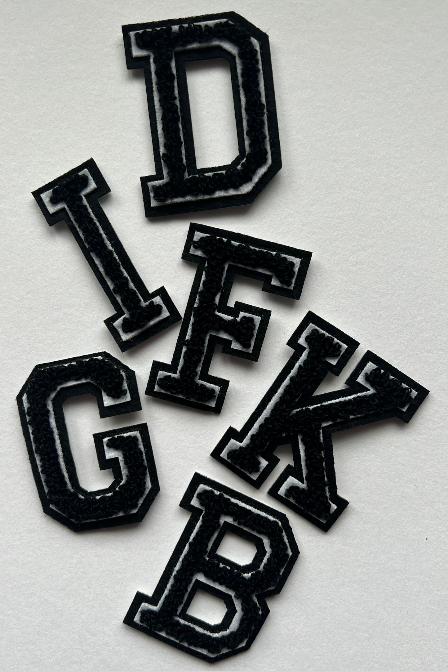 BLACK - Non Glitter Patches