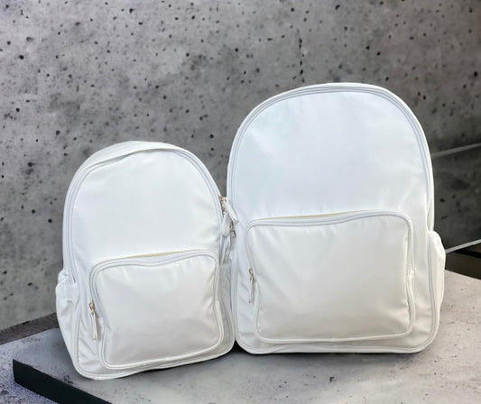 New style white backpack