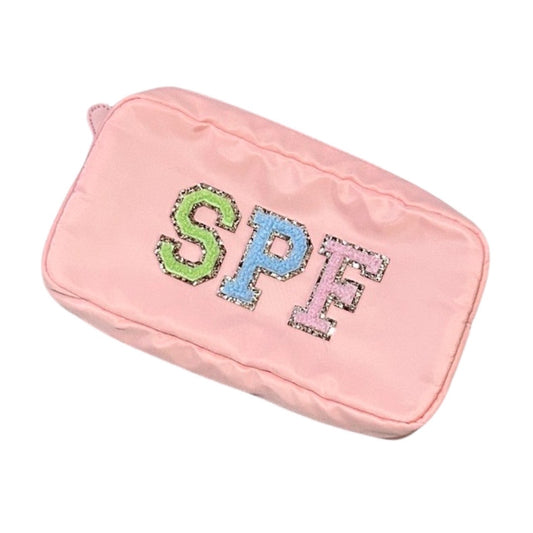 *READY TO SEND* small peach pouch ‘SPF’