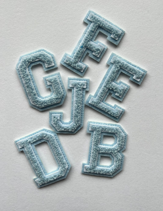 BABY BLUE - Non Glitter Patches